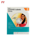 Custom cd dvd label sticker highly praised cd label